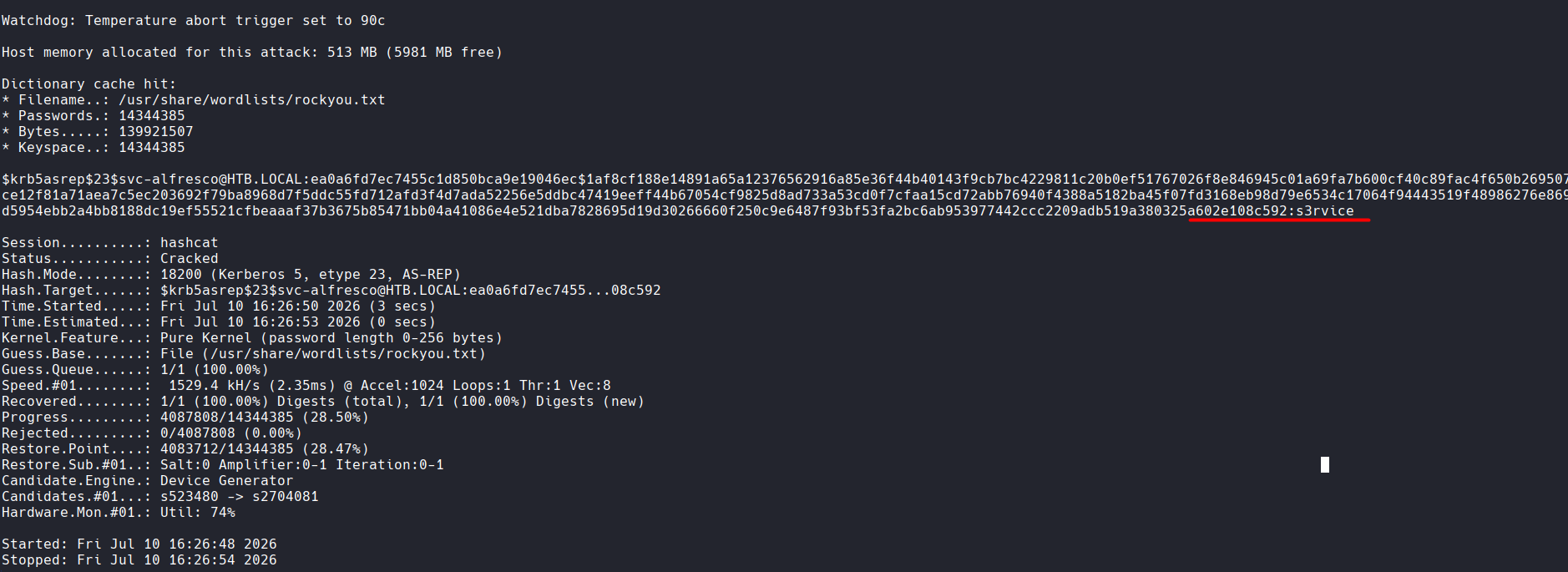 Hash Cracking with Hashcat